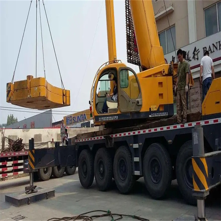 九江柴桑当地吊车出租|机器吊装|75吨|工厂搬迁服务