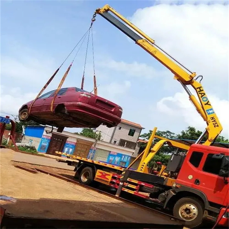 九江柴桑吊车吊汽车的正确方法